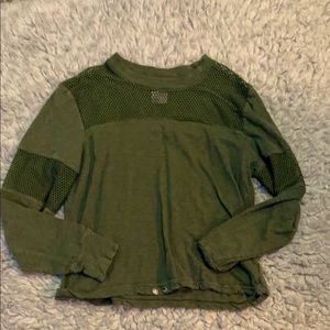 Green Open old navy long sleeve shirt size 10-12